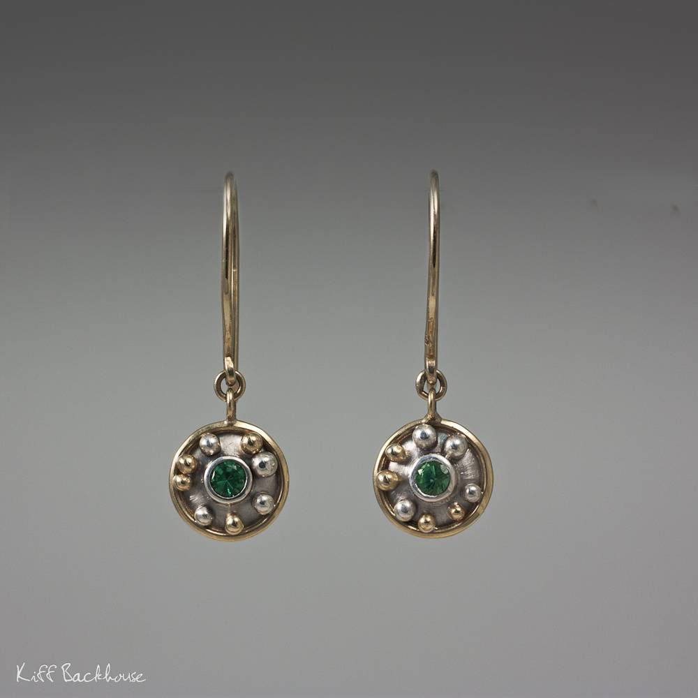 Tsavorite Garnet "Libretto" earrings