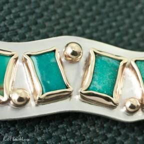 "Path of Turquoise" Compass Pendant