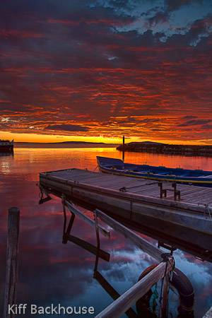 Dawn over Marseillan in the South of France